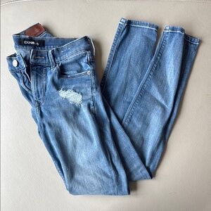 Express Blue Distressed Jeans
